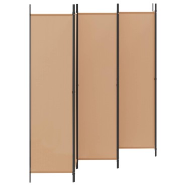 vidaXL Διαχωριστικό Δωματίου 6-Πάνελ Μπεζ 300x200cm Ύφασμα 1 τεμ.