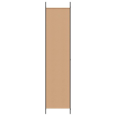 vidaXL 3-Panel Room Divider Μπεζ 150x220cm Ύφασμα