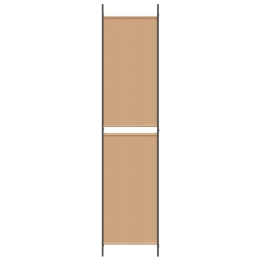 vidaXL 3-Panel Room Divider Μπεζ 150x220cm Ύφασμα