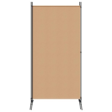 vidaXL Δίαυλος Δωματίου 2 Πάνελ Μπεζ 175x180cm Ύφασμα