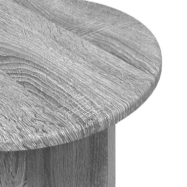 vidaXL Σετ βοηθητικά τραπεζάκια 2 τεμ. Γκρι Sonoma 45x45cm