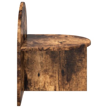vidaXL Κομοδίνο 2 τεμ. Καπνισμένο Ξύλο Δρυός 40x35,5x45,5cm