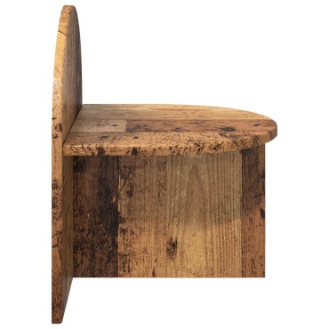 vidaXL Κομοδίνο 2 τεμ. Παλαιωμένο ξύλο 40x35,5x45,5cm