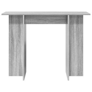 vidaXL Τραπέζι κονσόλας Γκρι Sonoma 100x30x75 εκ