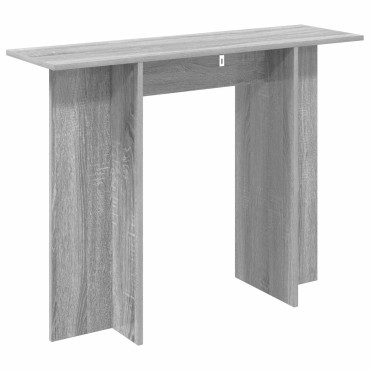 vidaXL Τραπέζι κονσόλας Γκρι Sonoma 100x30x75 εκ