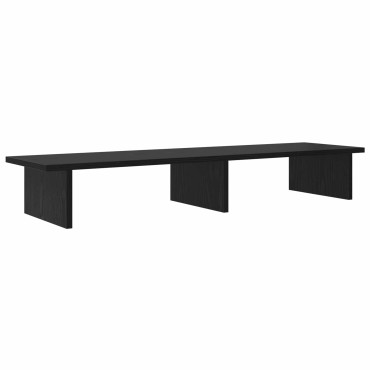 vidaXL Βάση Μόνιτορ Μαύρη Δρυς 100 x 27 x 15 cm Επεξεργασμένο Ξύλο