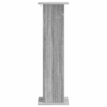 vidaXL Βάση φυτών Γκρι Sonoma 30,5 x 30 x 100,5 εκ Επεξεργασμένο Ξύλο