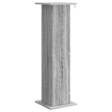 vidaXL Βάση φυτών Γκρι Sonoma 30,5 x 30 x 100,5 εκ Επεξεργασμένο Ξύλο