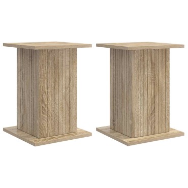 vidaXL Βάση φυτών 2 τμχ. Sonoma Δρυς 30,5 x 30 x 43 εκ