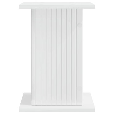vidaXL Βάση φυτών Γυαλιστερό Λευκό 30,5 x 30 x 43 εκ