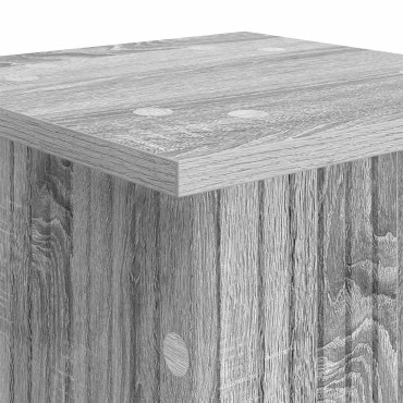 vidaXL Βάση φυτών Γκρι Sonoma 30,5 x 30 x 43 εκ Επεξεργασμένο Ξύλο