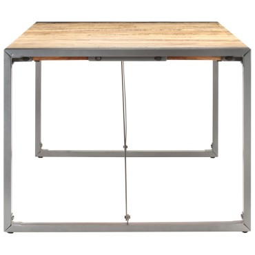 vidaXL Τραπεζαρία 180x90x75cm από Μασίφ Ακατέργαστο Ξύλο Μάνγκο 1 τεμ.