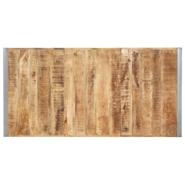 vidaXL Τραπεζαρία 180x90x75cm από Μασίφ Ακατέργαστο Ξύλο Μάνγκο 1 τεμ.