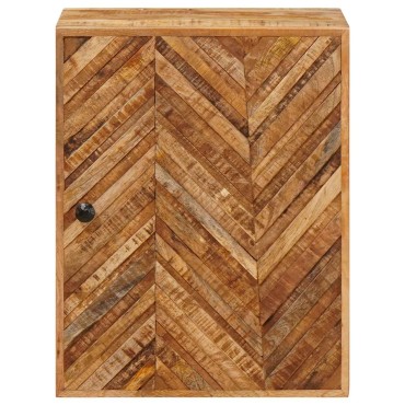 vidaXL Κρεμαστό ντουλάπι Καφέ 38x33,5x48cm Στερεό ξύλο μάνγκο