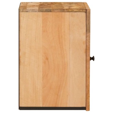 vidaXL Κρεμαστό ντουλάπι Καφέ 38x33,5x48cm Στερεό ξύλο μάνγκο