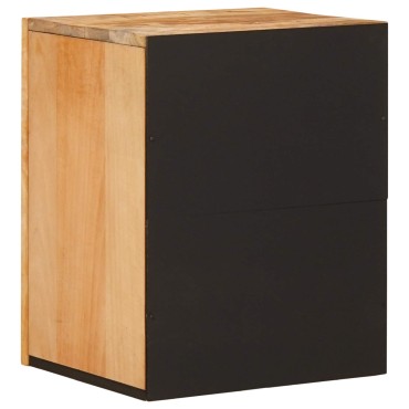vidaXL Κρεμαστό ντουλάπι Καφέ 38x33,5x48cm Στερεό ξύλο μάνγκο