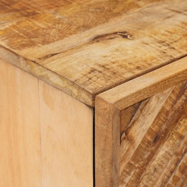 vidaXL Κρεμαστό ντουλάπι Καφέ 38x33,5x48cm Στερεό ξύλο μάνγκο