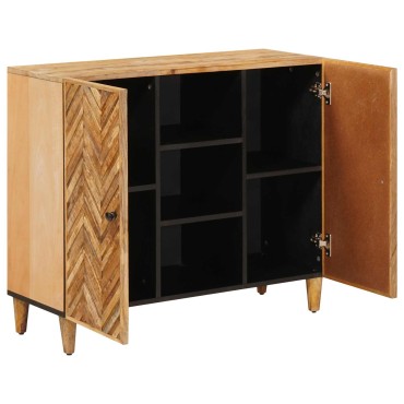 vidaXL Ντουλάπες Αποθήκευσης Καφέ 90x33,5x75cm Στερεό ξύλο μάνγκο