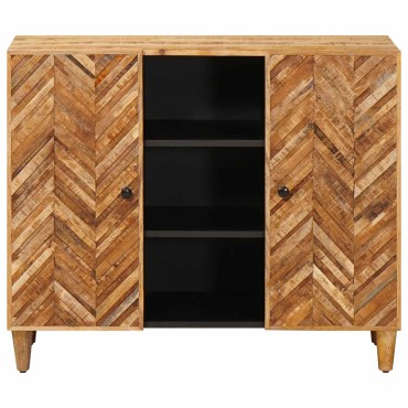 vidaXL Ντουλάπες Αποθήκευσης Καφέ 90x33,5x75cm Στερεό ξύλο μάνγκο