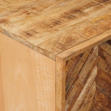 vidaXL Ντουλάπες Αποθήκευσης Καφέ 90x33,5x75cm Στερεό ξύλο μάνγκο