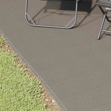 vidaXL Χαλκάκι Σκηνής Ανοιχτό γκρι 500 x 250 cm Πολυαιθυλένιο