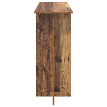 vidaXL Τραπέζι κονσόλας Παλαιωμένο ξύλο 100x30x75 εκ