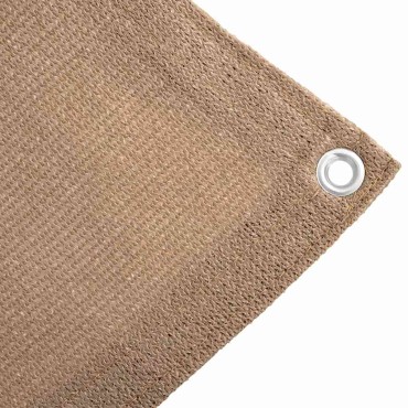 vidaXL Χαλί Σκηνής Taupe 200 x 200 εκ.
