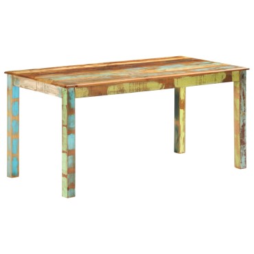 vidaXL Τραπεζαρία 160x80x76cm από Μασίφ Ανακυκλωμένο Ξύλο 1 τεμ.