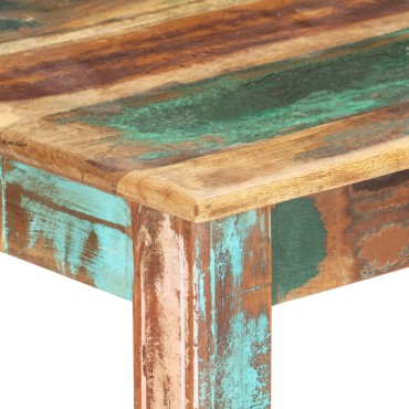 vidaXL Τραπεζαρία 160x80x76cm από Μασίφ Ανακυκλωμένο Ξύλο 1 τεμ.