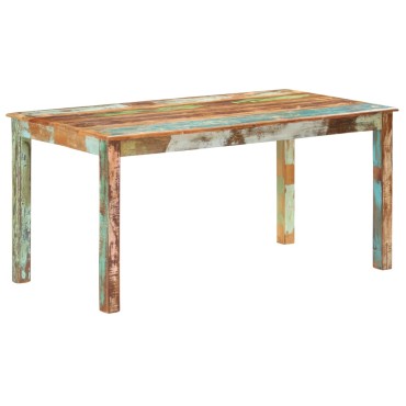 vidaXL Τραπεζαρία 160x80x76cm από Μασίφ Ανακυκλωμένο Ξύλο 1 τεμ.