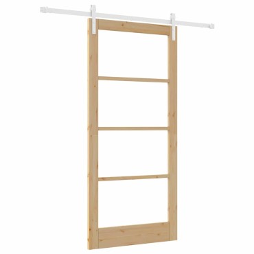 vidaXL Συρόμενη Πόρτα ORKDAL Φυσικό 93 x 202 cm
