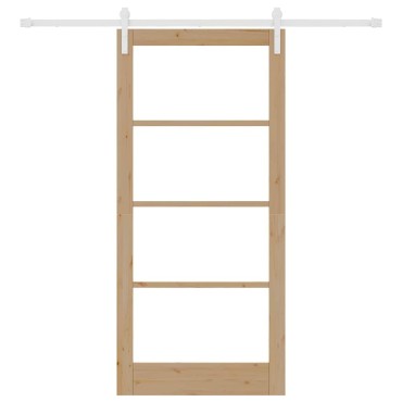 vidaXL Συρόμενη Πόρτα ORKDAL Φυσικό 93 x 202 cm