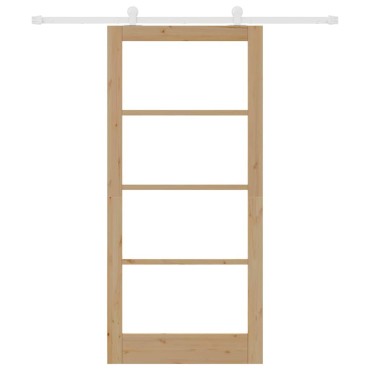 vidaXL Συρόμενη Πόρτα ORKDAL Φυσικό 93 x 202 cm