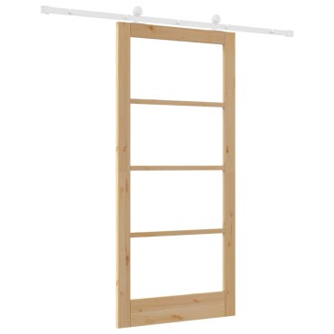 vidaXL Συρόμενη Πόρτα ORKDAL Φυσικό 93 x 202 cm