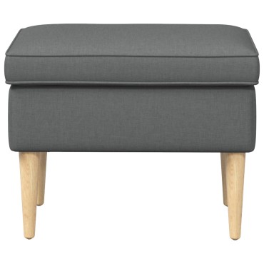 vidaXL Πολυθρόνα Ποδιών Σκούρο Γκρι 55x35x41 εκ
