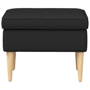 vidaXL Πολυθρόνα Ποδιών Μαύρο 55x35x41 εκ