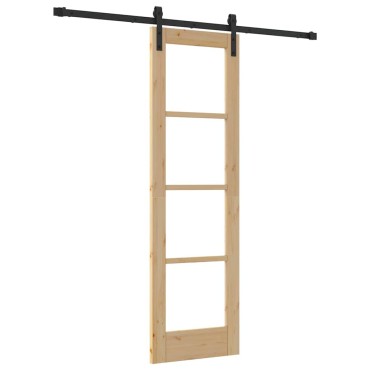 vidaXL Συρόμενη Πόρτα ORKDAL Φυσικό 61 x 198,5 εκ.