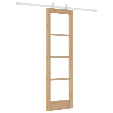 vidaXL Συρόμενη Πόρτα ORKDAL Φυσικό 61 x 198,5 εκ.