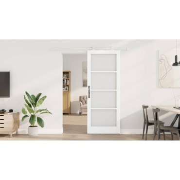 vidaXL Συρόμενη Πόρτα ORKDAL Λευκό 83 x 211 εκ.