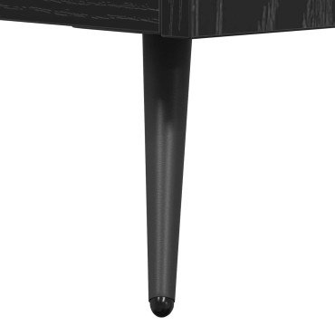 vidaXL Κουτί με συρτάρια με συρτάρι Μαύρη Δρυς 69,5x34x90cm