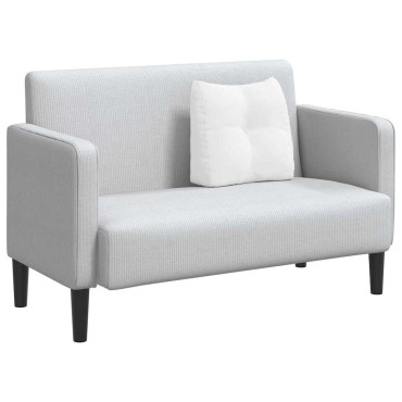 vidaXL Μαξιλάρι Πλάτης Λευκό 45 x 24 x 50 εκ ύφασμα