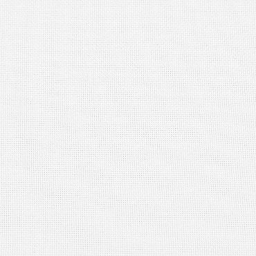 vidaXL Μαξιλάρι Πλάτης Λευκό 45 x 24 x 50 εκ ύφασμα
