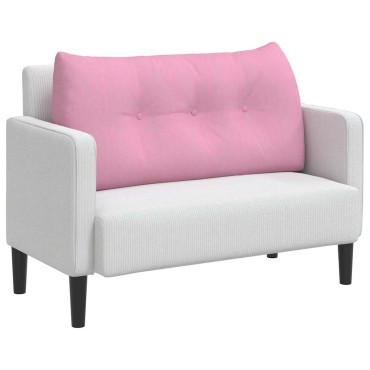 vidaXL Μαξιλάρι Πλάτης Ροζ 100 x 24 x 50 εκ ύφασμα