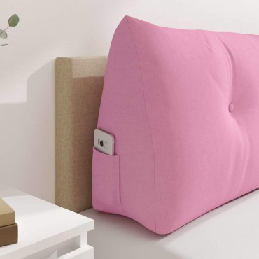 vidaXL Μαξιλάρι Πλάτης Ροζ 100 x 24 x 50 εκ ύφασμα