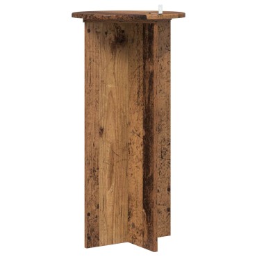vidaXL Βάση φυτών 2 τμχ. Παλαιωμένο ξύλο 40 x 40 x 80 cm