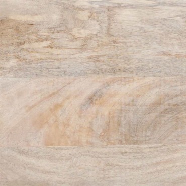 vidaXL Πλαϊνό γραφείο 3 τεμ. 180x33,5x75cm Μασίφ ξύλο μάνγκο