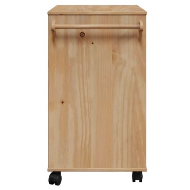 vidaXL Τρόλεϊ Κουζίνας OTTA 59x45x80cm από Μασίφ Ξύλο Πεύκου 1 τεμ.
