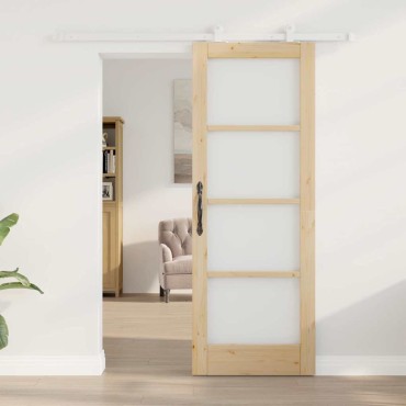 vidaXL Συρόμενη Πόρτα ORKDAL 73,5 x 198,5 εκ. Φυσικό
