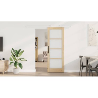 vidaXL Συρόμενη Πόρτα ORKDAL 73,5 x 198,5 εκ. Φυσικό