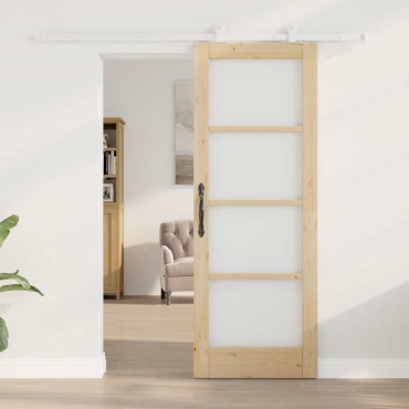 vidaXL Συρόμενη Πόρτα ORKDAL 73,5 x 198,5 εκ. Φυσικό